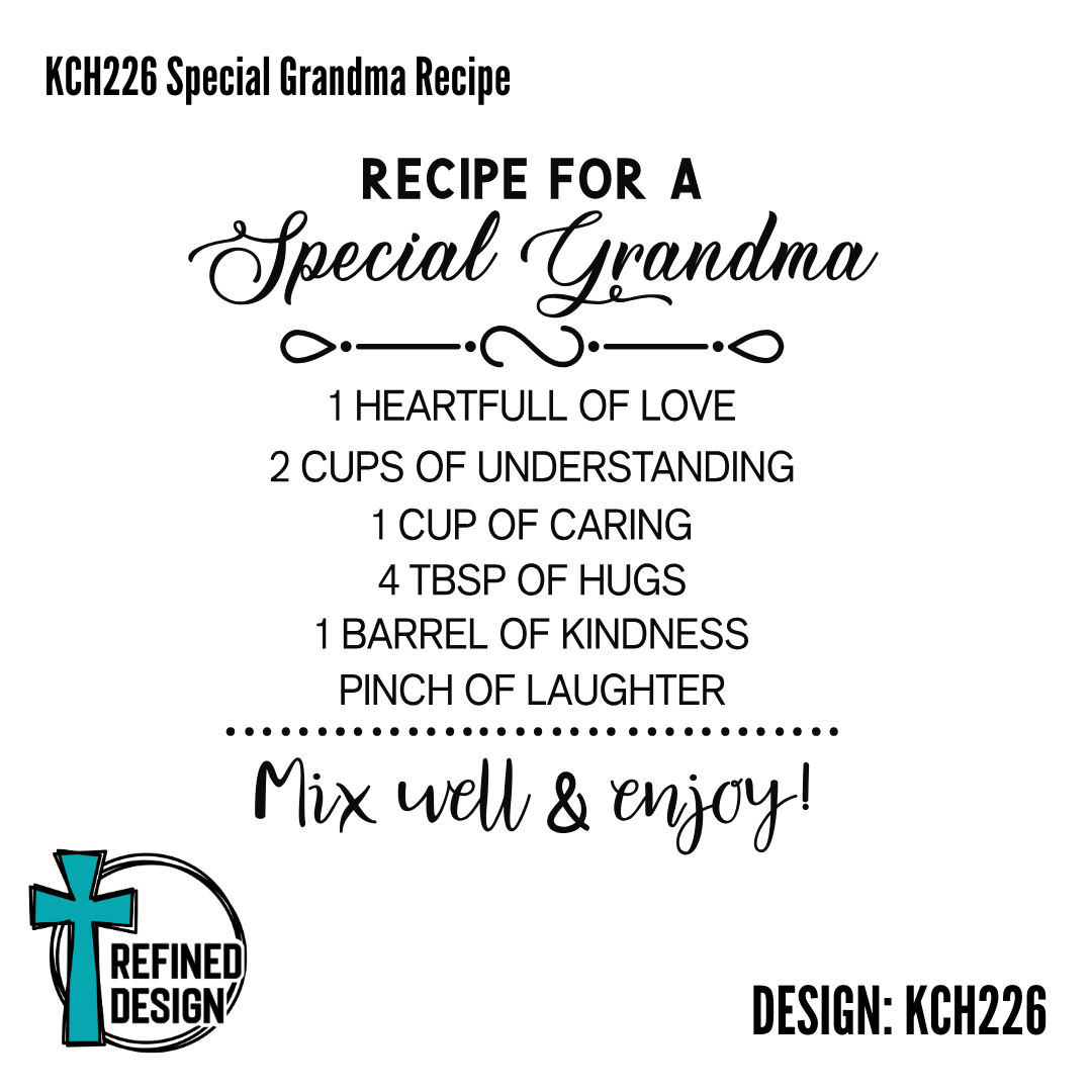 KCH226 Special Grandma Recipe