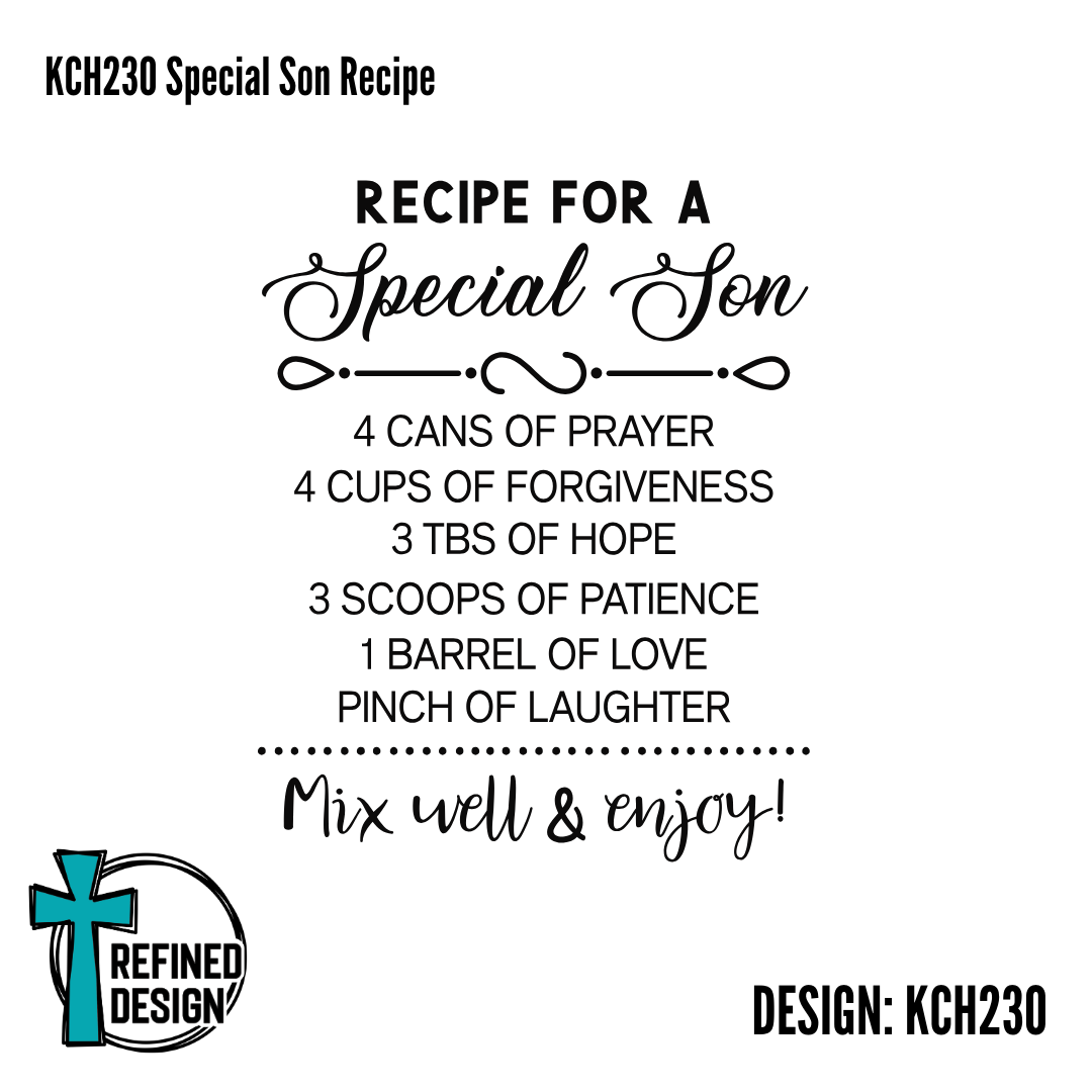 KCH230 Special Son Recipe