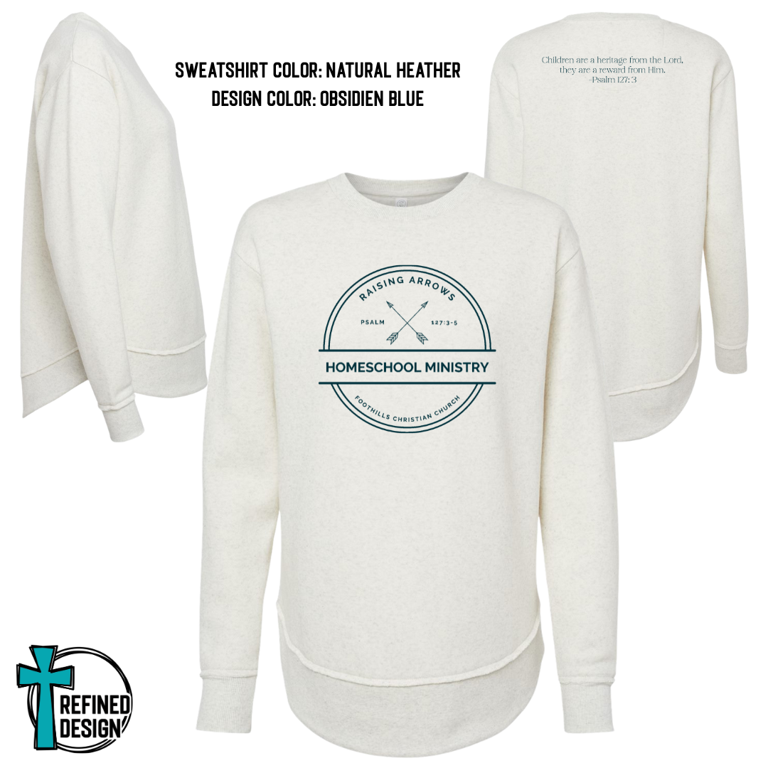 Raising Arrows Homeschool Ministry Sweatshirt