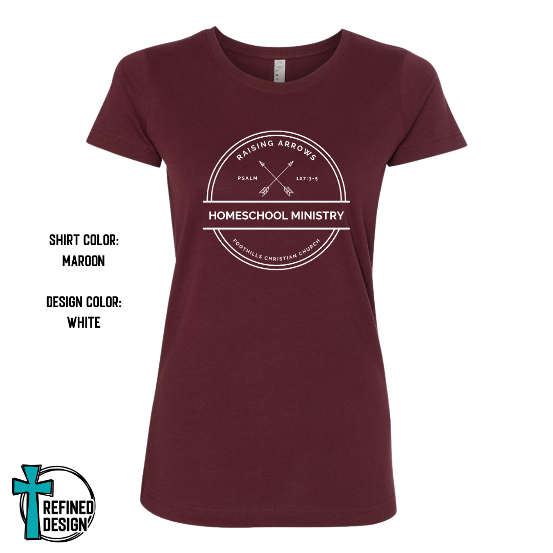 Raising Arrows Homeschool Ministry Women's Shirt