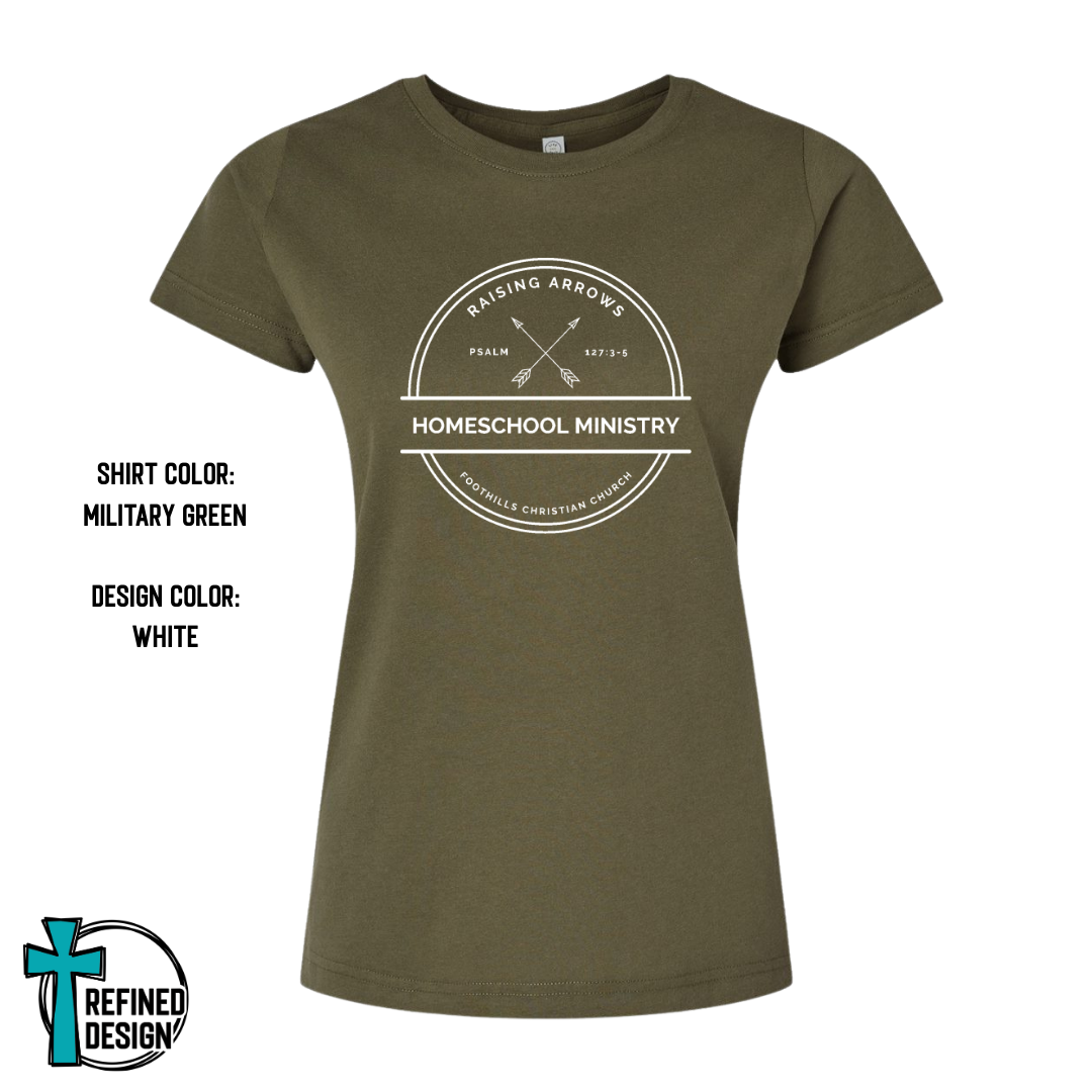 Raising Arrows Homeschool Ministry Women's Shirt