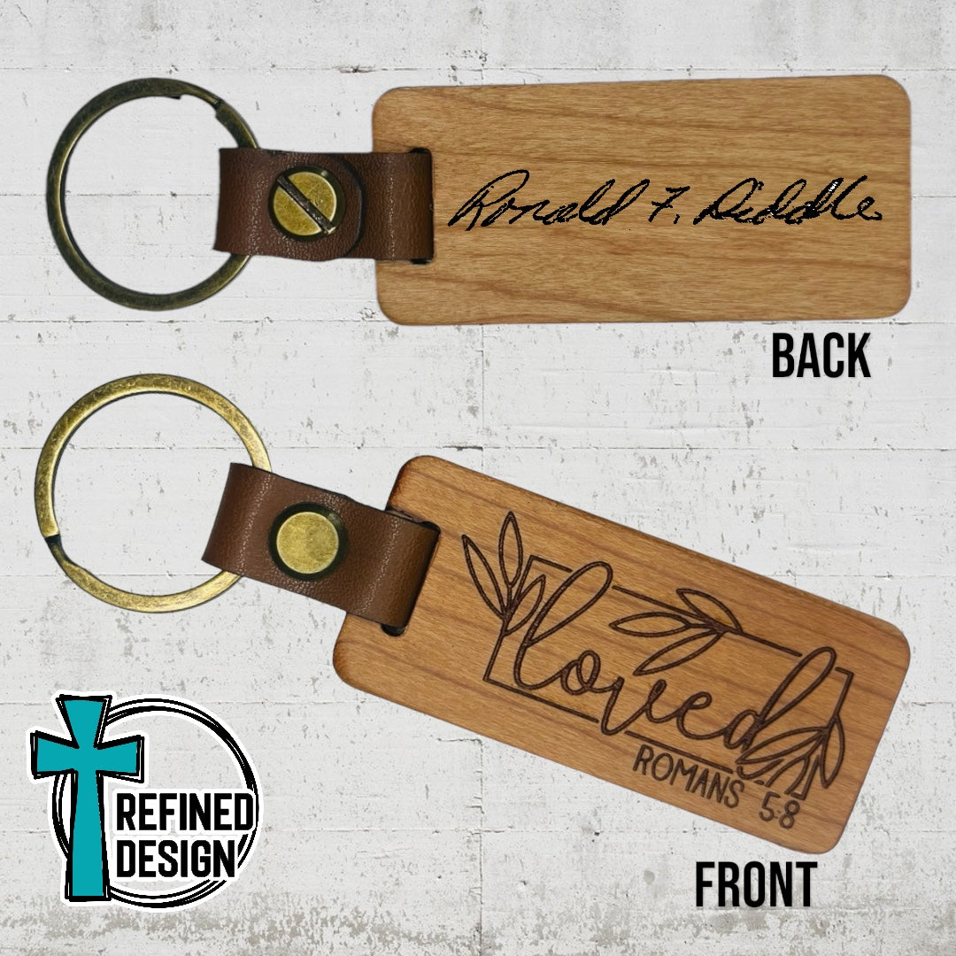 Loved Rectangular Border -