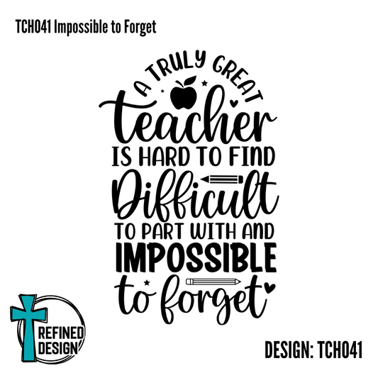 TCH041 Impossible to Forget