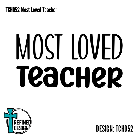 TCH052 Most Loved Teacher