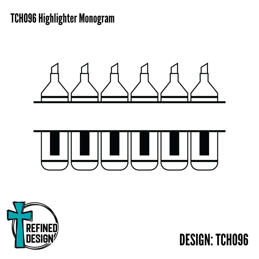 TCH096 Highlighter Monogram