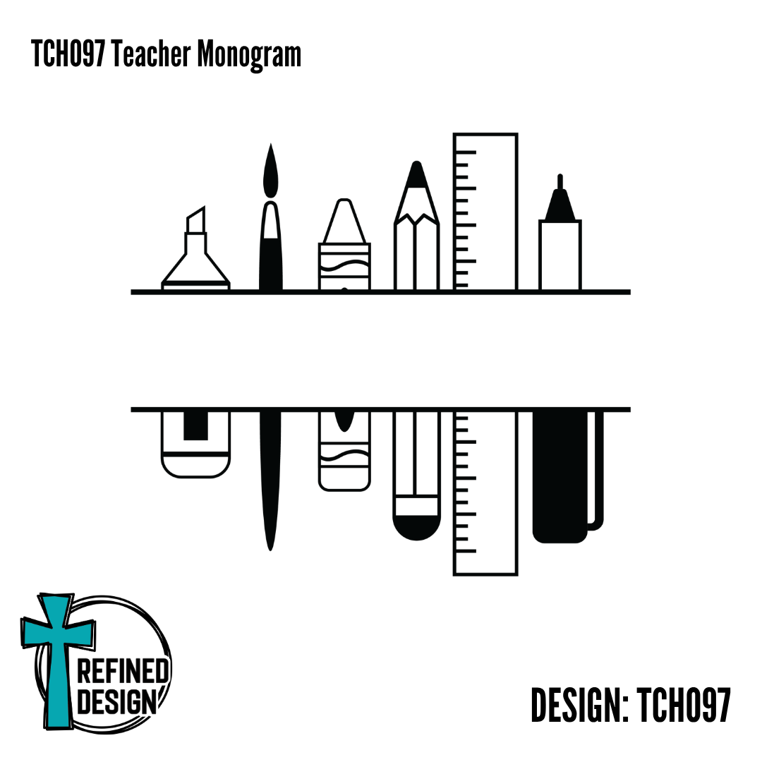 TCH097 Teacher Monogram