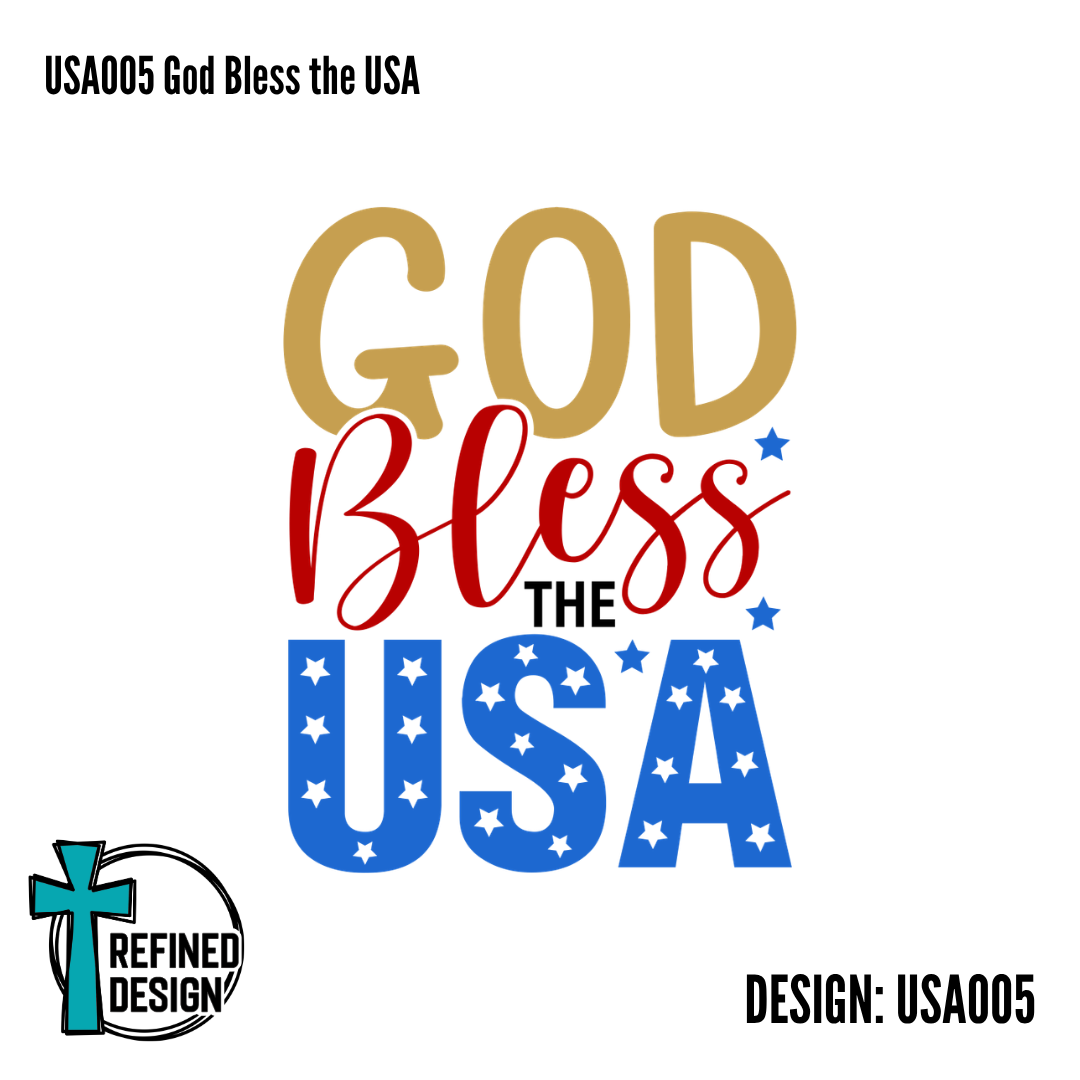 USA005 God Bless the USA
