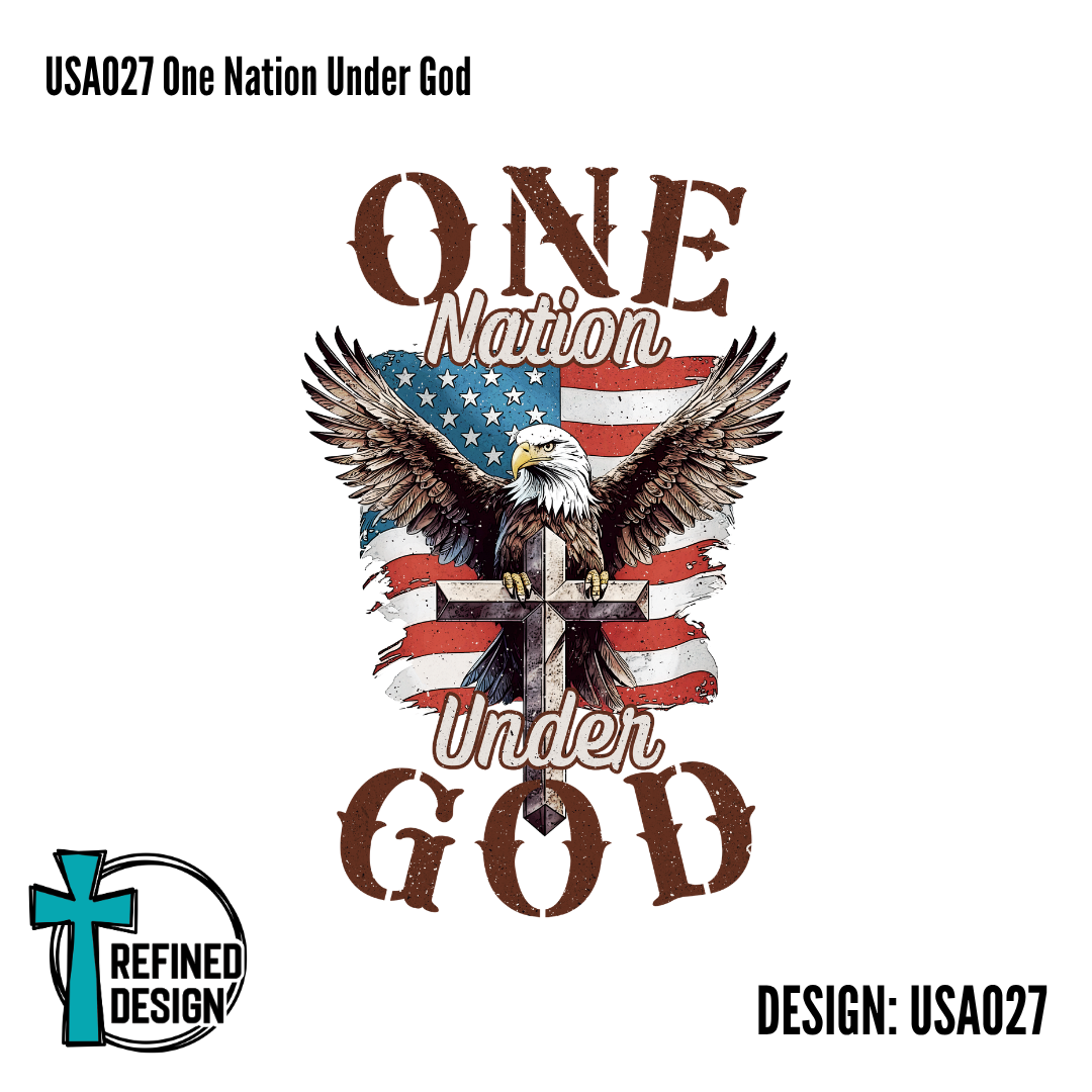USA027 One Nation Under God