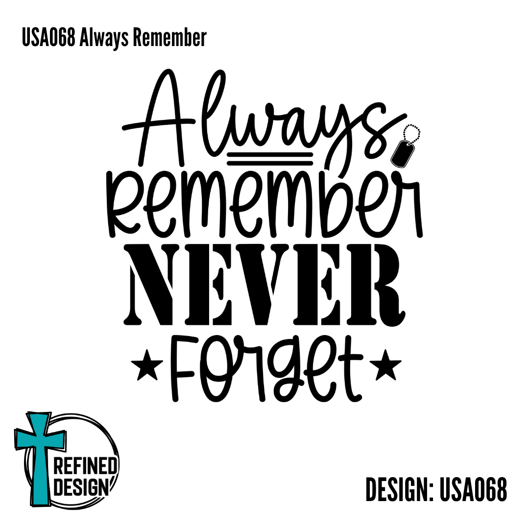 USA068 Always Remember